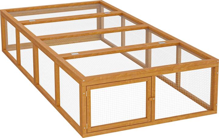 Produktbild Wiltec XXL Freilaufgehege Holz 1800x900x480mm Freilauf Kleintierstall Kaninchen