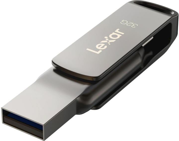 Actual product image Lexar JumpDrive Dual Drive D400 (32 GB, USB-C, USB-A)