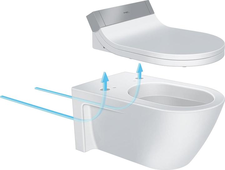 Actual product image Duravit Wall-hung WC STARCK 2 deep, 375x620mm, SensoWash white