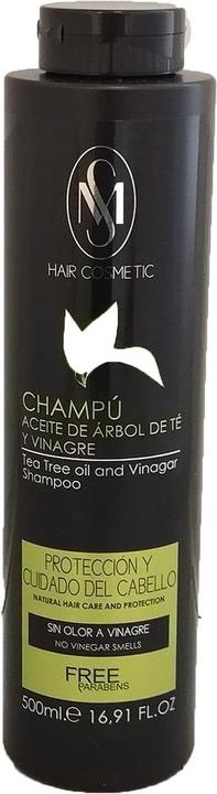 Hair Cosmetic Teebaumöl und Essig Shampoo ohne Parabene und Geruch 500ml (500 ml)