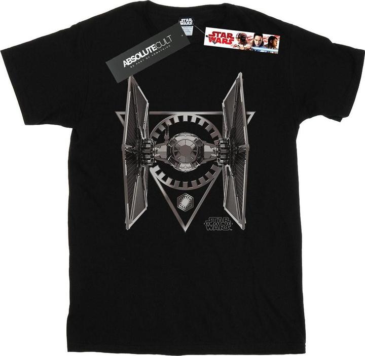Actual product image Star Wars Mens The Last Jedi TIE Fighter T-Shirt (L)