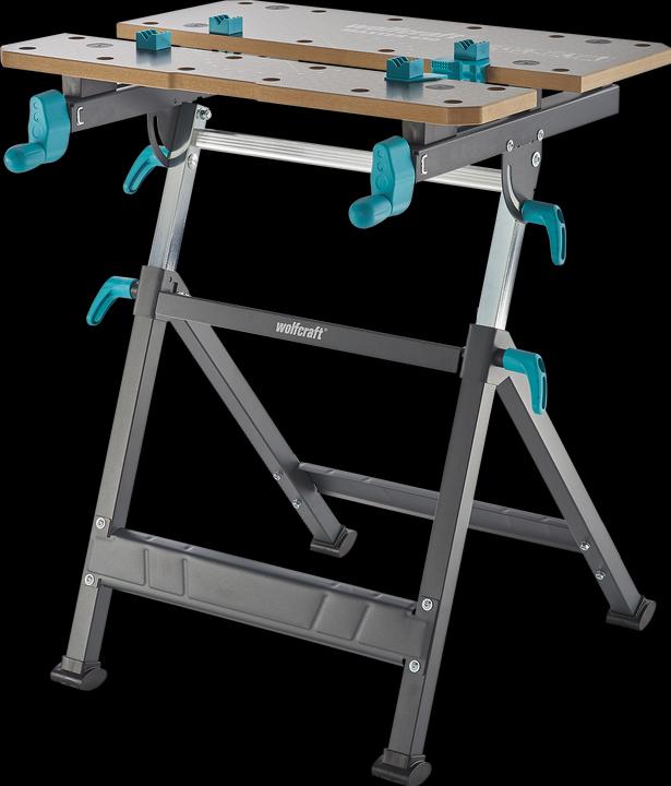 wolfcraft Tavolo di serraggio e lavoro MASTER 650 ERGO (65 cm, 72 cm)
