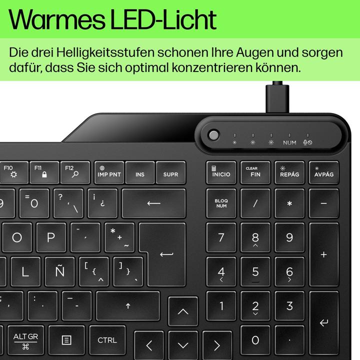 Actual product image HP 400 BL WD KBD Germany - German locali (DE, Cable)