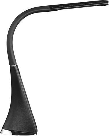 Olight Solight LED stolná lampička s displayom, 6W, 4100K, koža, čierna (300 lm)