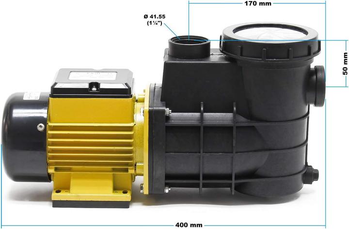 Actual product image SunSun Circulation Pump 8000l/h 380W Swimming Pool Water Filter