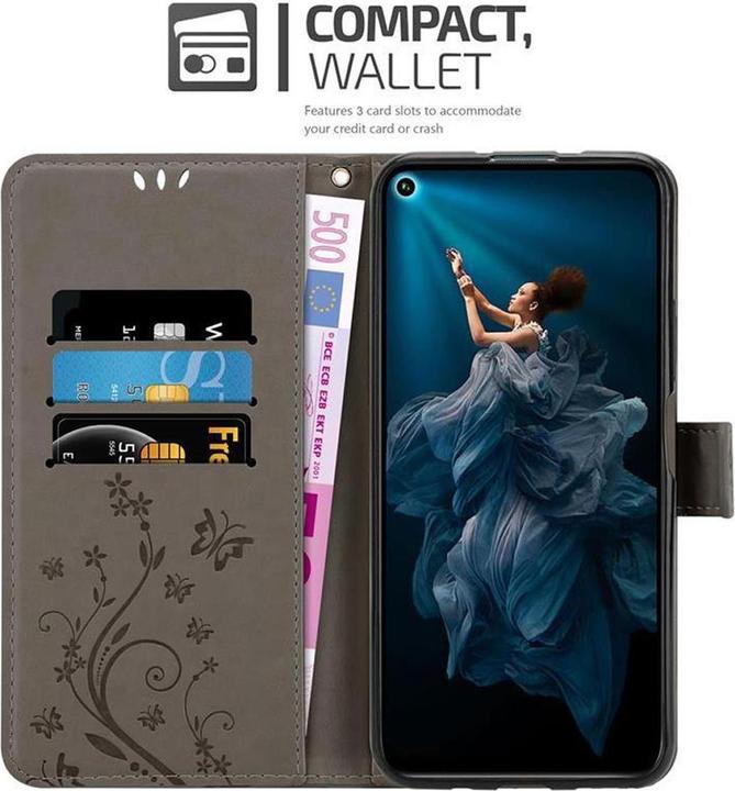 Actual product image Cadorabo Flower Book Cover (Honor 20 Pro)