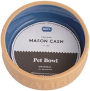Actual product image Mason Cash Blue and Cane Bowl Rabbit
