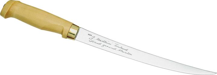 Marttiini Finnish fillet knife, blade 23 cm, wooden handle (23 cm)