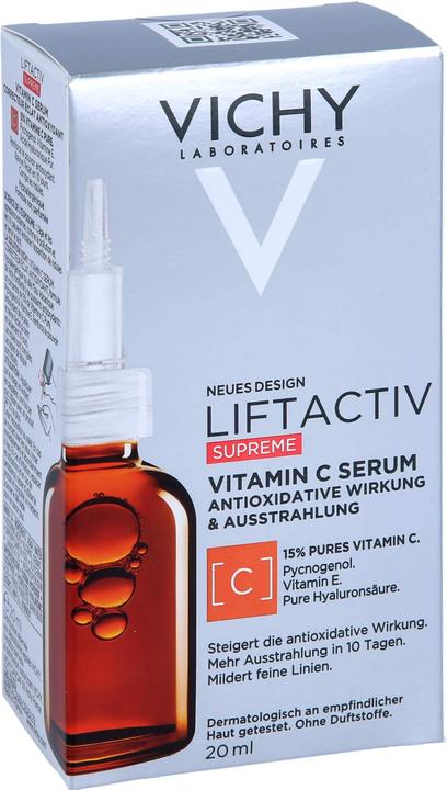 Image du produit Vichy Liftactiv Supreme Vitamin C droht Sérum à 15% de vitamine C pure, 20 ml (20 ml, Crème 24h)