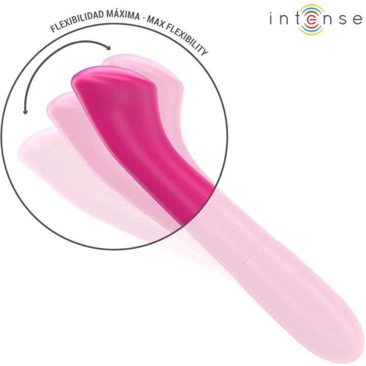 Immagine prodotto Intense Vibratore Paty 19 cm Flessibile 10 Vibrazioni Modello 2 Rosa