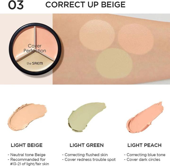 Image du produit The Saem Cover Perfection (01 Correct Beige)