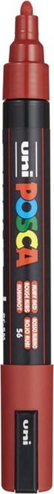 Immagine prodotto Posca Marcatore di pigmento PC-5M, rosso rubino (Rosso rubino, 2.50 mm, 1 x)