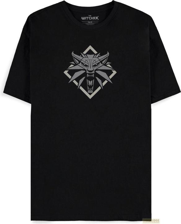 Difuzed The Witcher T-Shirt Wolf Medallion Grösse S (XL)