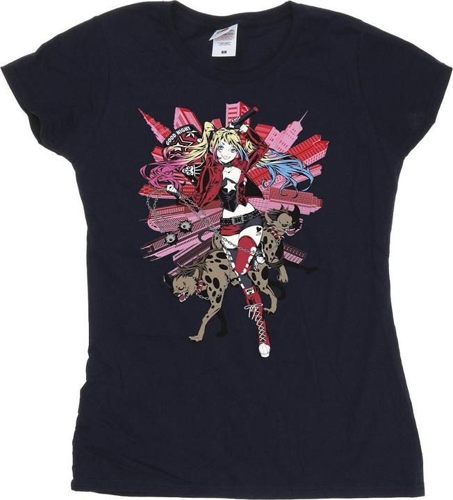 Harley Quinn Hyänen TShirt aus Baumwolle