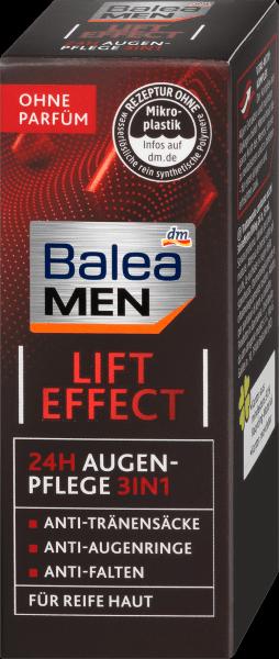 Produktbild dm Balea MEN Augencreme Lift Effect 24h Augenpflege 3in1 (15 ml, Tag + Nacht)