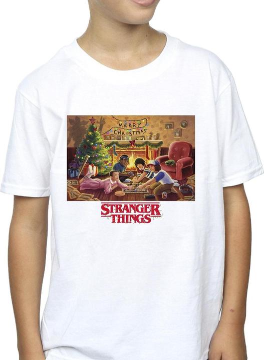 Produktbild Netflix Stranger Things Christmas Gathering TShirt Jungen (140, 146)