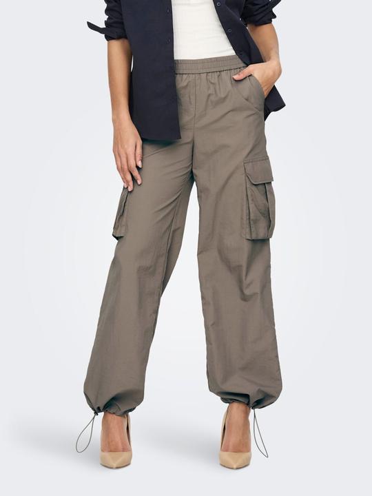 Image du produit JdY Coupe large Taille moyenne Élastique Pantalon Cargo (S)