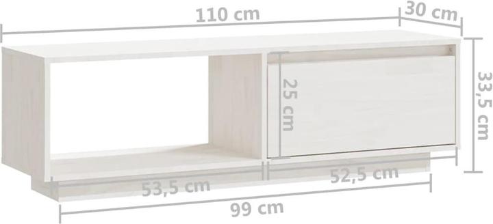Actual product image VidaXL Kinsley (110 x 30 x 33.5 cm)