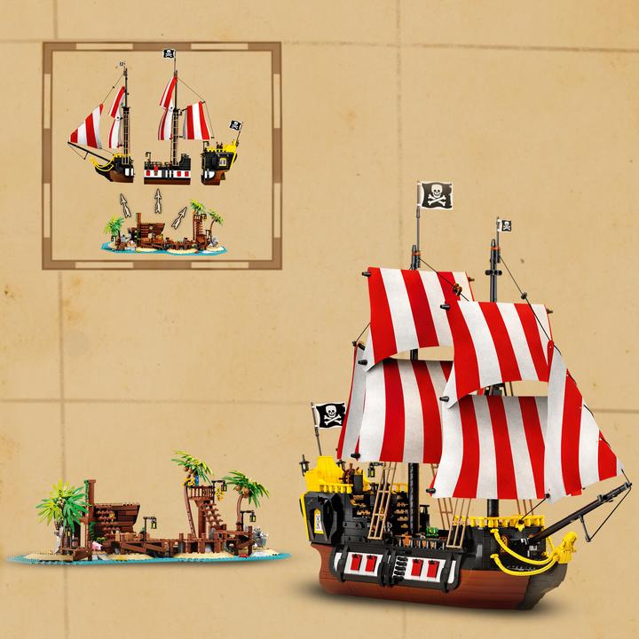 Actual product image LEGO Pirates of Barracuda Bay (21322, LEGO Ideas)