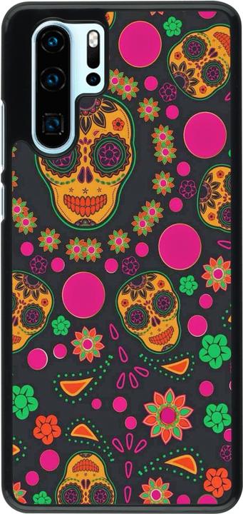 Immagine prodotto PhoneLook Copertina Halloween 22 teschi messicani colorati (Huawei P30 Pro)