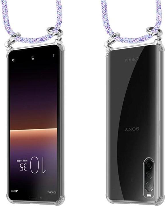 Produktbild Cadorabo TPU Handy Kette SILBER Cover