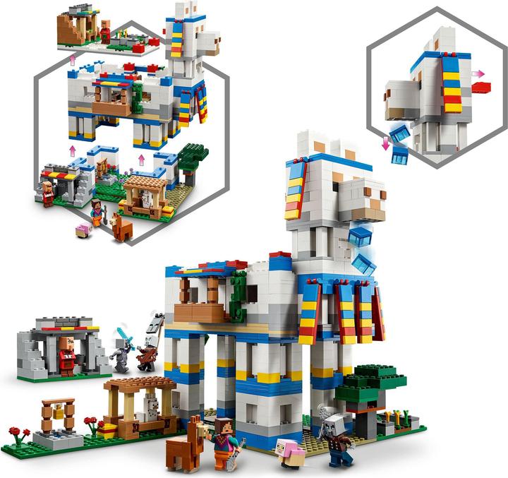 Actual product image LEGO The llama village (21188, LEGO Minecraft)