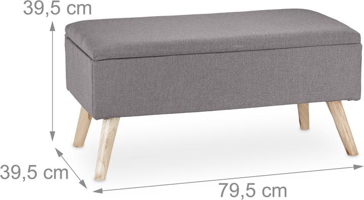 Produktbild Relaxdays Sitzbank (79.50 cm)