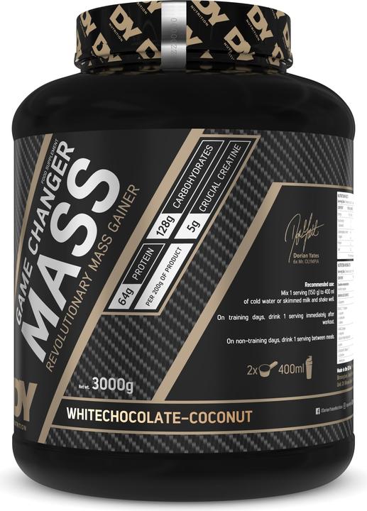 Actual product image DY Nutrition Game Changer Mass (White Chocolate Coconut, 3000 g)