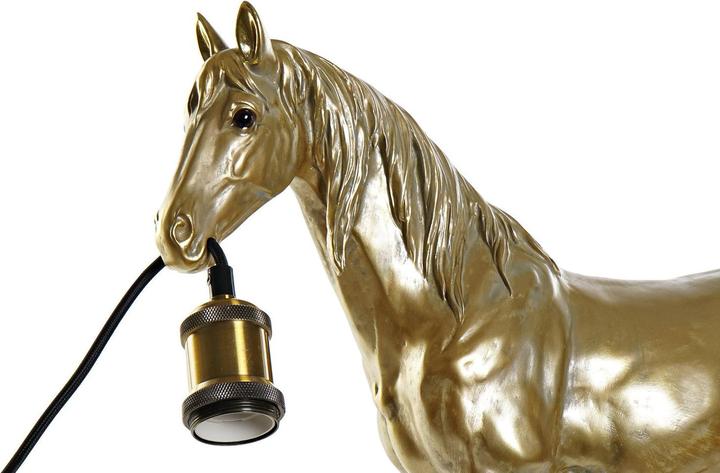 Image du produit DKD Home Decor Desk lamp Resin 25W 220 V Golden Horse (59.5 x 16.5 x 47 cm)