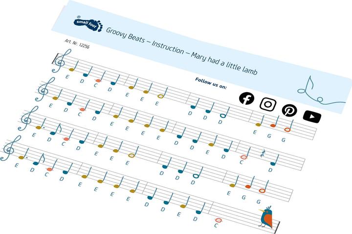 Immagine prodotto small foot Piano Groovy Beats (Tedesco, Francese, Italiano, Inglese)