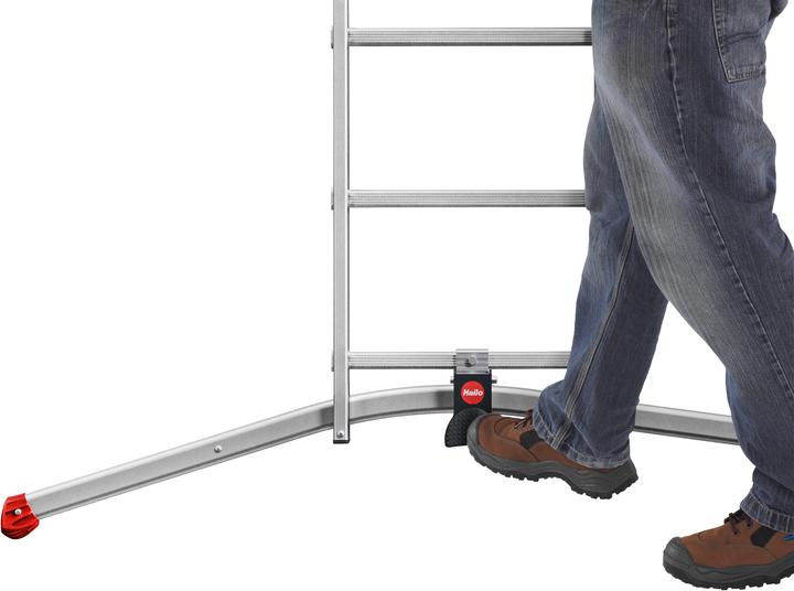 Produktbild Hailo S100 ProfiLOT, Aluminium Kombileiter 3-teilig, 3x12 Sprossen (Stehleiter, 48 cm)