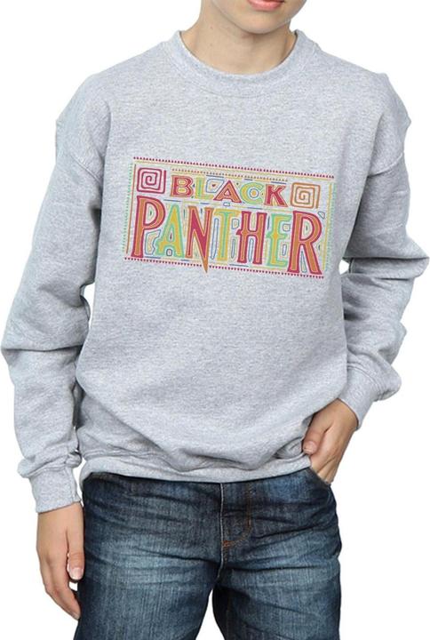 Immagine prodotto Black Panther Tribal Logo Felpa Ragazzi (152, 158)