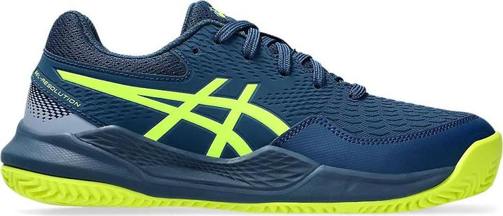 ASICS Performance Asics Gel-Resolution 9 Gs Clay Mako Blue/Safety Yellow Junior