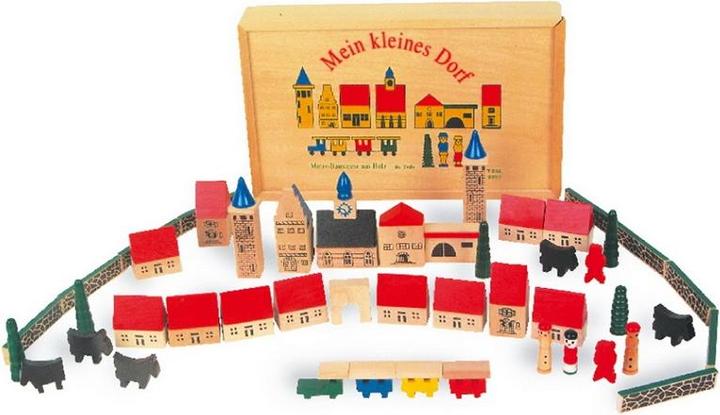 Actual product image Goki Medieval wooden village