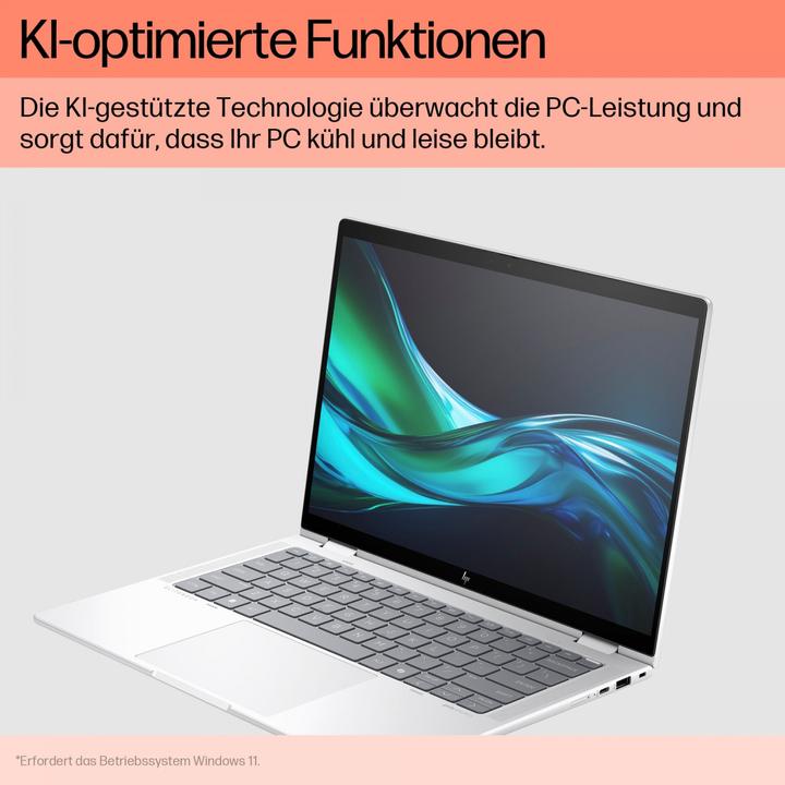 Image du produit HP Elite x360 1040 14 inch G11 2-in-1 Notebook PC, Intel Core Ultra 5, 35,6 cm (14"), 1920 x 12 (14", 16 Go, 512 Go, DE)