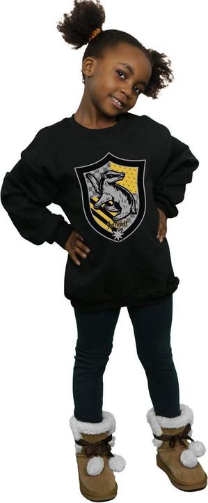 Produktbild Hufflepuff Crest Flat Sweatshirt Mädchen (152, 158)