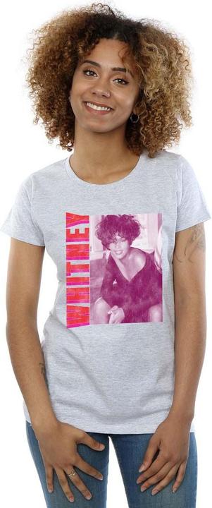 Actual product image Whitney Houston Womens/Ladies Whitney Pose Cotton T-Shirt (XXL)