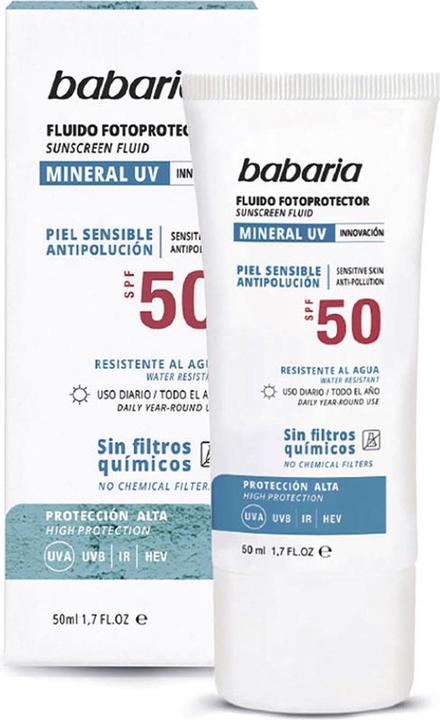Produktbild Babaria Sol Facial Fluido Mineral Photoprotector Fp50 50ml (Sonnencreme Gesicht, SPF 50, 50 ml)
