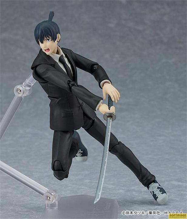 Actual product image Max Factory Chainsaw Man figurine Figma Aki Hayakawa 16 cm