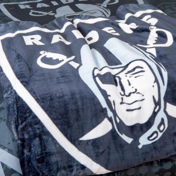 Image du produit NFL Couverture Raiders Wellsoft (150 x 200 cm)