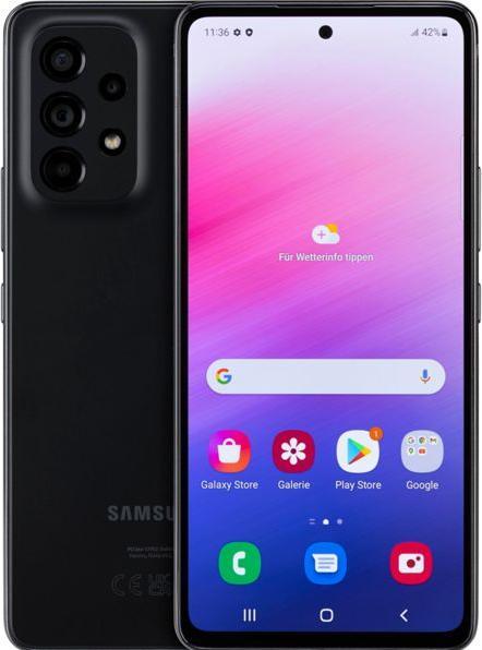 Produktbild Samsung Galaxy A53 5G (128 GB, Awesome Black, 6.50", Hybrid Dual SIM, 64 Mpx, 5G)
