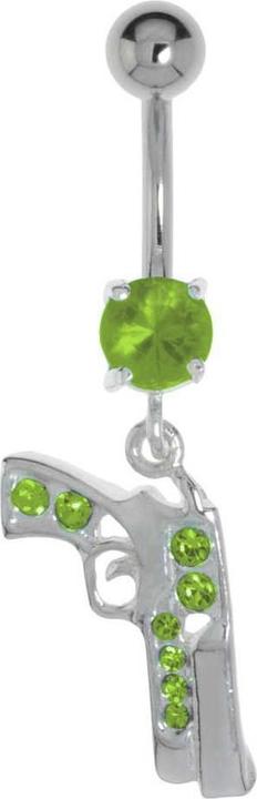 Produktbild Bijouteria Bauchpiercing (Kristall, Silber 925, Chirurgenstahl 316L)