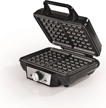 Image du produit Gourmetmaxx Waffeleisen Schwarz/Silber, Leistung: 1000 W, Anzahl pro