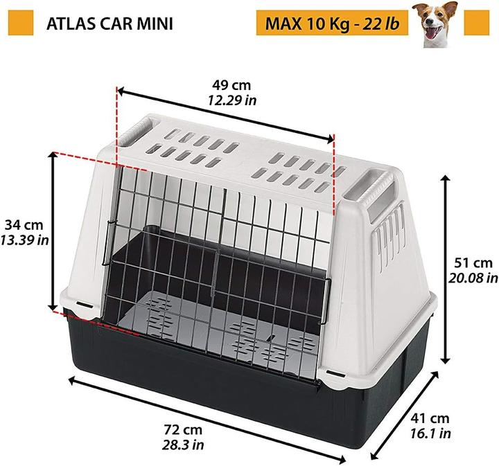 Produktbild Ferplast Atlas Car Mini (closed) (Hund, Abschliessbar, Sicherheitsverschluss, Waschbar)