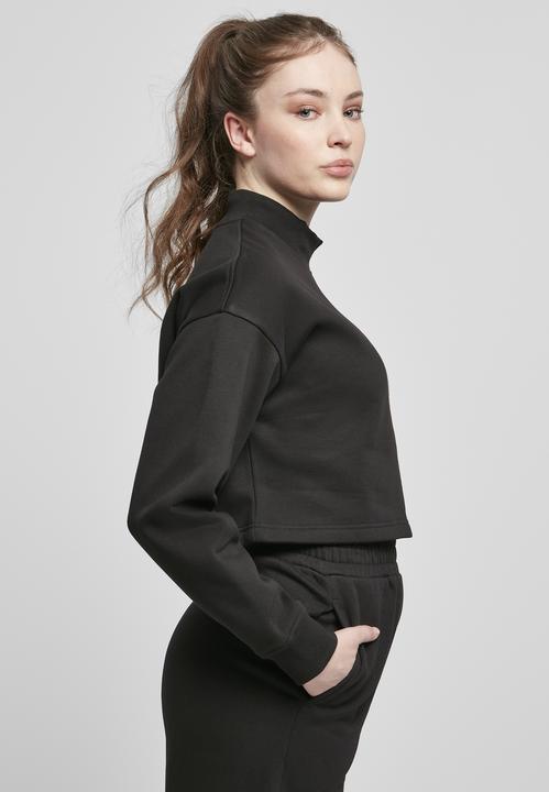 Actual product image Urban Classics Ladies Cropped Oversized Sweat High Neck Crew - 14225 (S)
