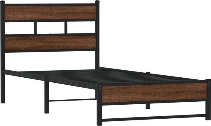 Actual product image VidaXL Metal bed Bed slatted frame single bed Bed frame without mattress 100x200cm (100 x 200 cm)