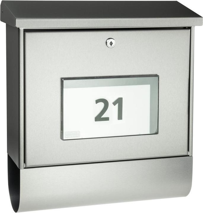 Actual product image Burg Wächter 4400Si steel plate mailbox