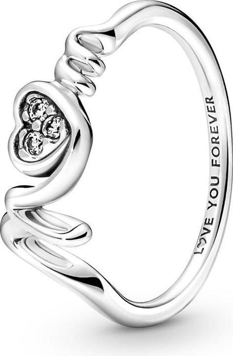 Image du produit Pandora Mum Pavé Coeur Bague (52, Argent 925)