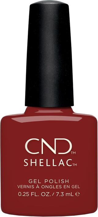 Actual product image CND Shellac UV Color Coat Bordeaux Babe 7.3 ml (Bordeaux Babe, UV gel varnish)