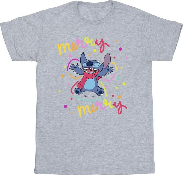 Produktbild Disney Lilo & Stitch Merry Rainbow TShirt (S)